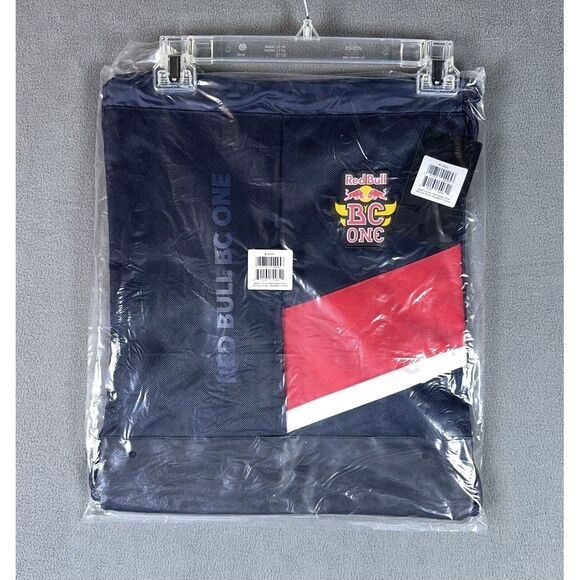 Red Bull BC One Drawstring Bag Backpack Navy Blue B Boy Dancing Lightweight - Picture 1 of 9